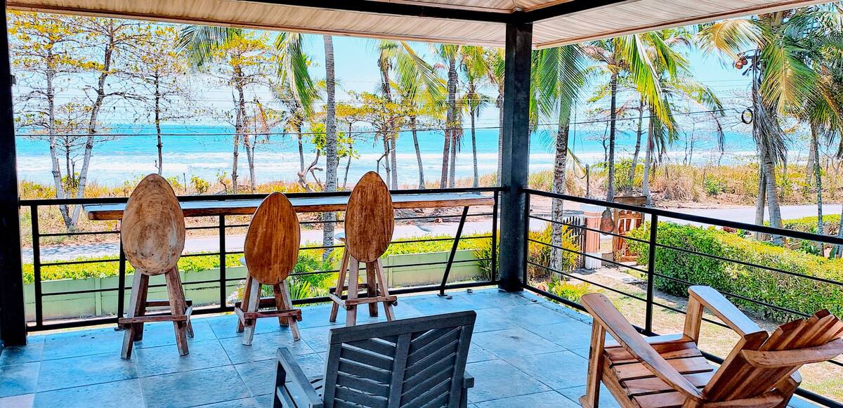 Outdoor deck area