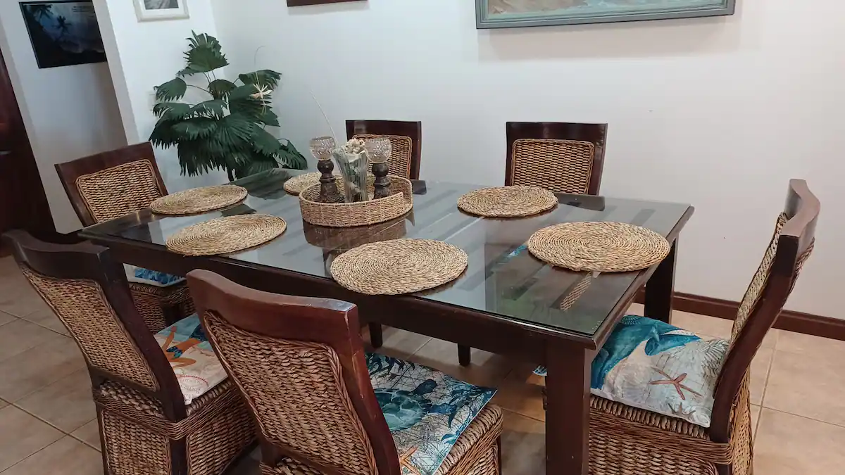 Dining table for 8 guests