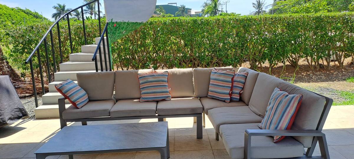Exterior lounge area