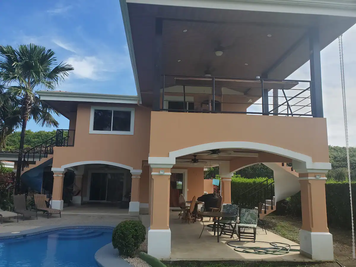 Front view with garden