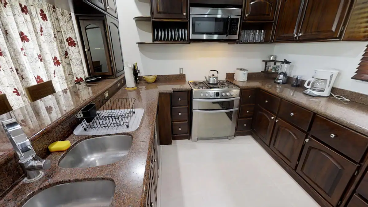 Kitchen with appliances