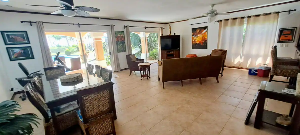 Living room seating area