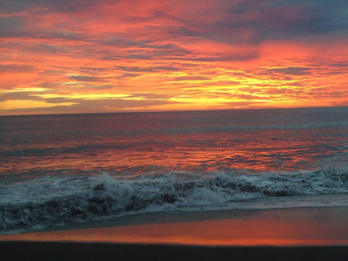 Sunset view from Playa Hermosa